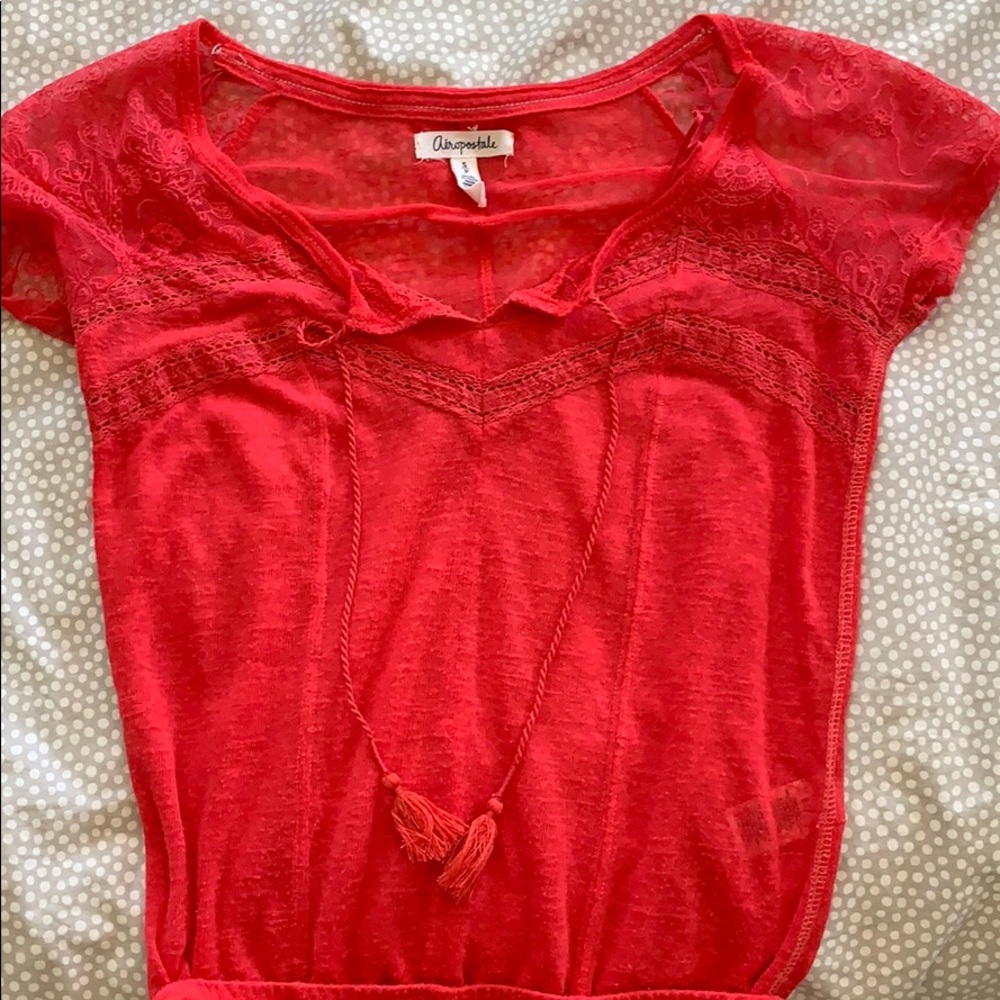 Aeropostale see through t-shirt